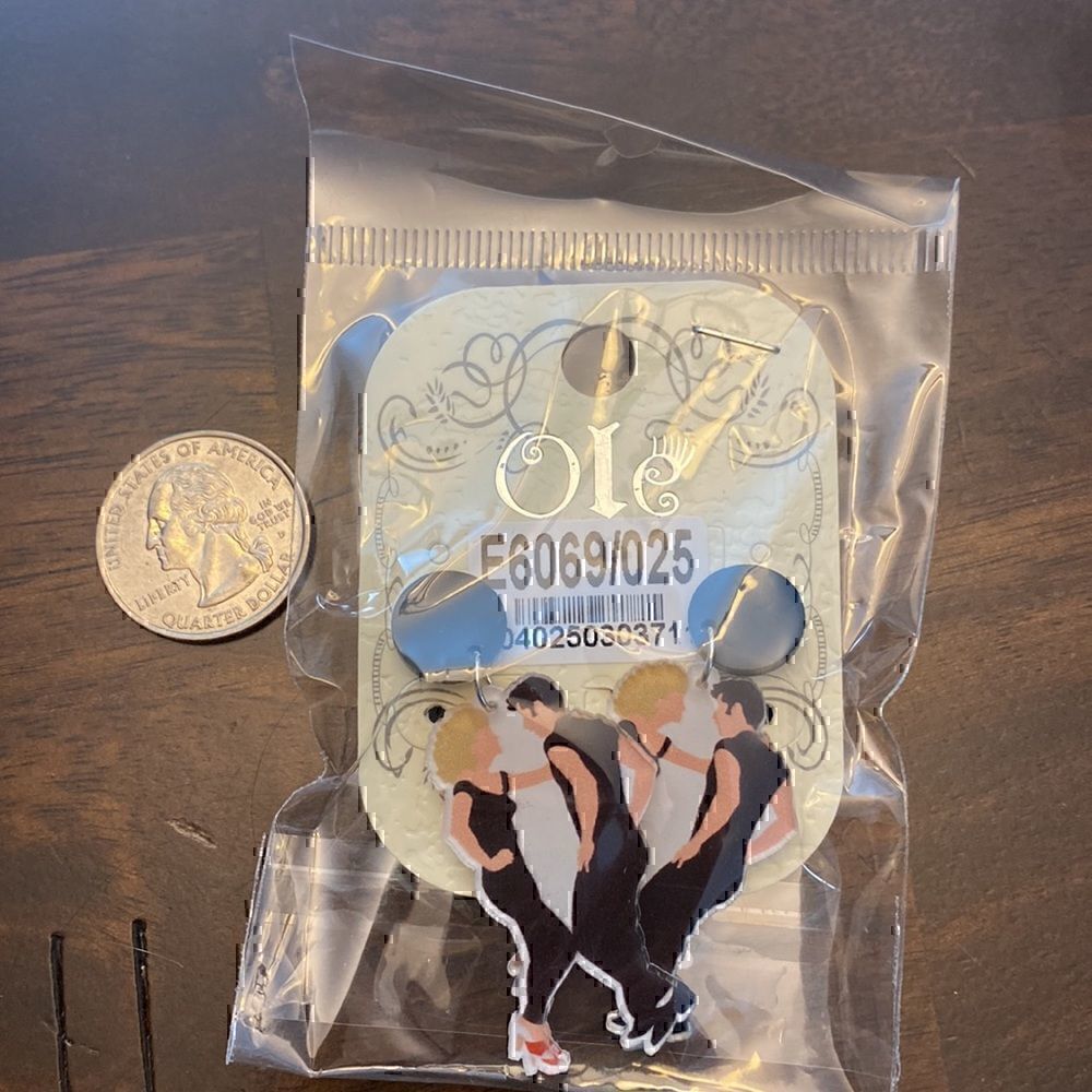New! Danny and Sandy Grease earrings  - Picture 2 of 2